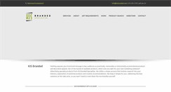 Desktop Screenshot of kisbranded.com